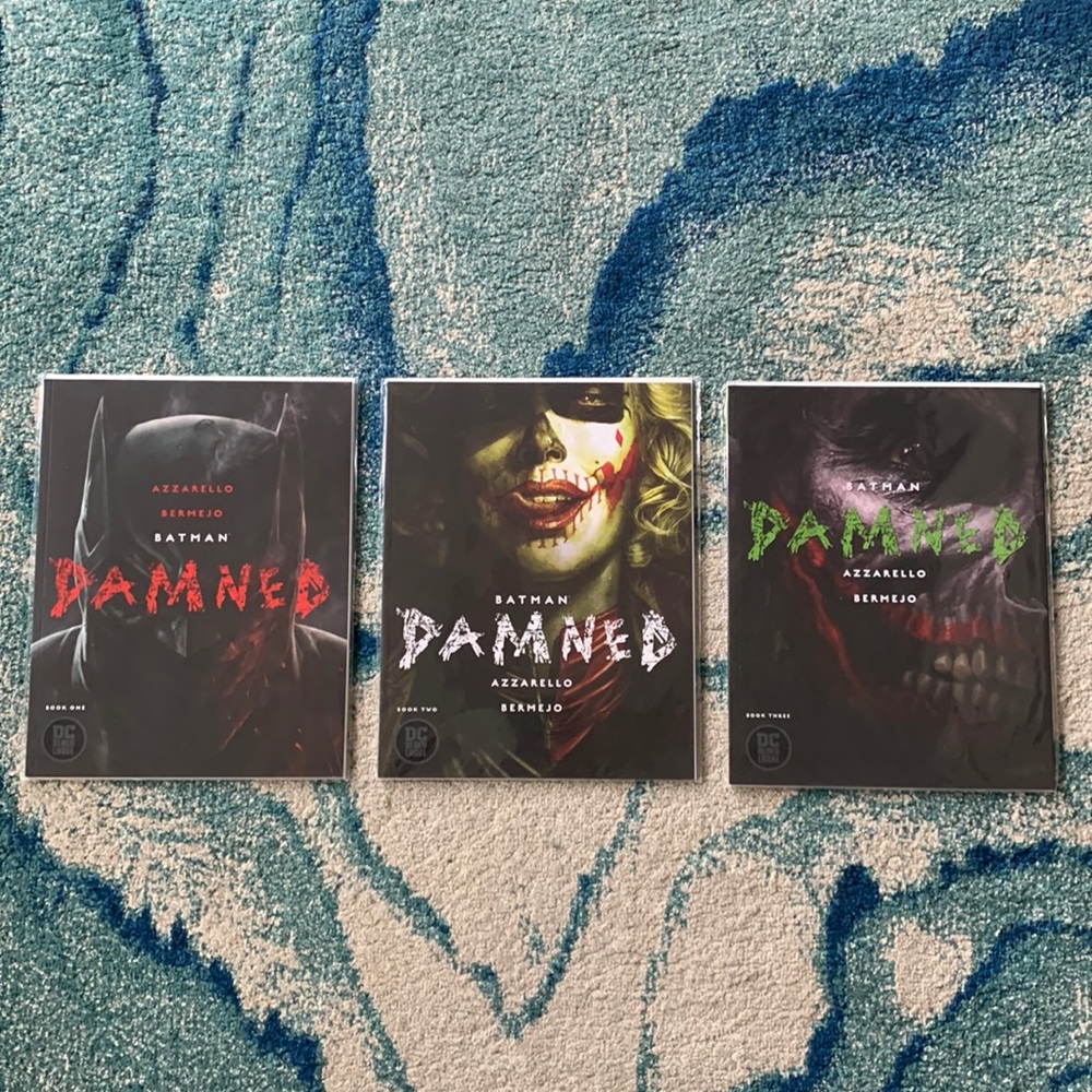 Batman Damned 1-3 Main Covers 2018